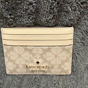 Kate Spade Cream Card Holder